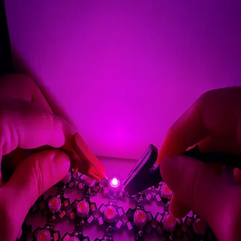 1 Вт, 3 Вт, 5 Вт, светодиодный светильник с полным спектром 380-840 нм, лучший светодиодный светильник для выращивания комнатных растений