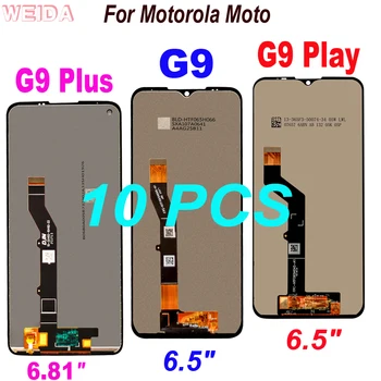 10 Шт. Новый Протестированный ЖК-дисплей Для Motorola Moto G9 Play ЖК-дисплей с Сенсорным экраном Дигитайзер В Сборе Для Moto G9 Plus ЖК-экран