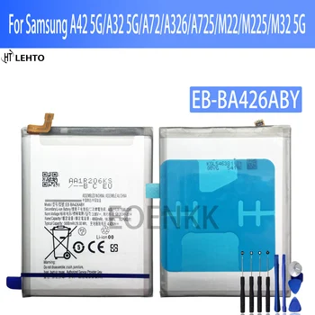 100% Оригинальный аккумулятор EB-BA426ABY для Samsung A326/A725/M22/M225/M32 5G/Замена телефона Bateria
