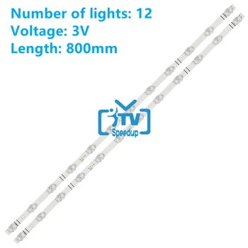 20 шт./лот, светодиодная лента с подсветкой для TCL 40S6500FS 40S6500 40F6F 40L2F 40D6 10X2 40HR330M10A0 V4 4C-LB4010-HR01J