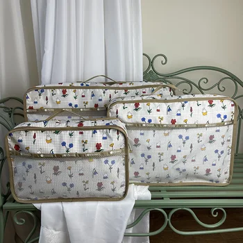 3 шт./компл. Аниме Miffy Холщовая сумка для хранения, Портативная водонепроницаемая дорожная сумка, Легкая женская сумка, одежда, багаж для хранения багажа