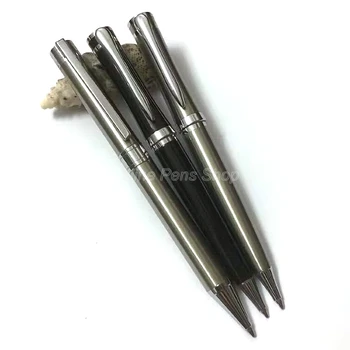 3 шт. Шариковая ручка Baoer Серебристо-черная Металлическая Профессиональная Ручка для Письма BRP001