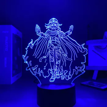 3D лампа аниме Danganronpa Kokichi Oma светодиодный ночник лампа для украшения спальни Детский подарок