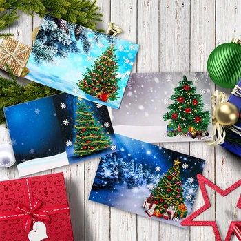 5D DIY Алмазная живопись Поздравительная открытка Алмазная вышивка специальной формы Рождественские Открытки Открытки На День Рождения Рождественский подарок