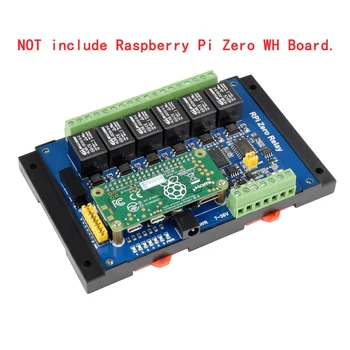 6-Канальный Модуль платы расширения Реле HAT Starter Kit для RPI 0 Raspberry Pi Zero 2 Вт WH 2 Вт 0 Вт Расширитель Аксессуары для Расширения