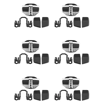 6 Комплектов TRD Дверной Стабилизатор Дверной Замок Протектор Защелки Стопорные Крышки Для Toyota Land Cruiser LC200 Alphard Vellfire
