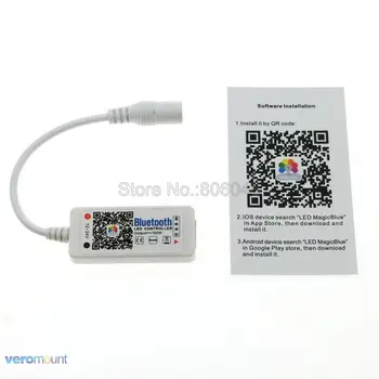 Bluetooth RGBW светодиодный Контроллер 12V 24V 192 Вт Мини RGBW светодиодный Контроллер для 5050 RGBWW RGBCW светодиодной ленты