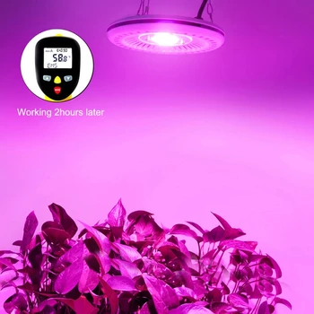 COB LED Grow Light Полный Спектр 100 Вт UFO LED Grow Light Лампа Водонепроницаемый IP67 Для Выращивания Овощей, Цветов, Гидропонных Теплиц