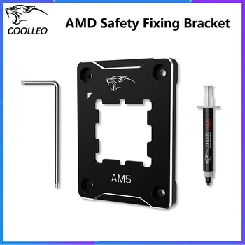 COLLO AMD-ASF ЧЕРНЫЙ AM5 Безопасная Рама с ЧПУ Алюминиевый Компьютерный процессор Защитный Крепежный кронштейн Для замены Пряжки Против Изгиба