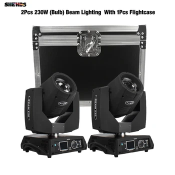 DJ lights кейс для полета с 2 шт. beam 7r контроллер движущегося головного света dj проектор shine disco ball party stage control с DMX