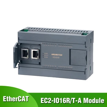 EC2-IO16T EC2-IO16R Модуль удаленного ввода-вывода Modbus Протокол EtherCAT Цифровой 16 Входов 16 Выходных Реле Транзистор 2 Порта Ethernet RJ45