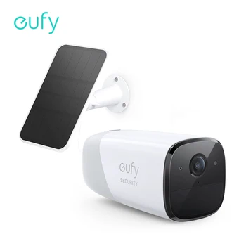 eufy security EufyCam 2 Pro Беспроводная Дополнительная камера для домашней безопасности и сертифицированная солнечная панель EufyCam в комплекте 2K Без ежемесячной платы