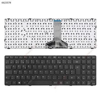 FR french AZERTY Новая сменная клавиатура для ноутбука Lenovo Ideapad 100-15IBD B50-50, черная с рамкой
