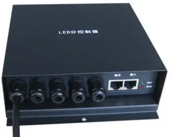 H801RA; 4 порта контроллера светодиодных пикселей salve; работа с компьютерной сетью; максимальная поддержка 3412 пикселей; Выходной сигнал TTL (SPI) (LED Studio)