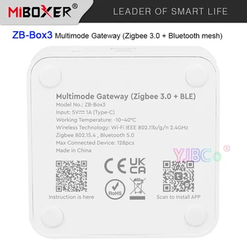 Miboxer Zigbee 3.0 Bluetooth mesh Многомодовый шлюз ZB-Box3 WiFi Умный контроллер Tuya App control/голосовое управление онлайн обновление