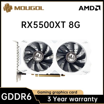 MOUGOL Полностью Новая Видеокарта AMD Radeon RX5500XT 8G GDDR6 Gaming GPU Видеокарта 128Bit DP * 3 DirectX12 для настольного компьютера