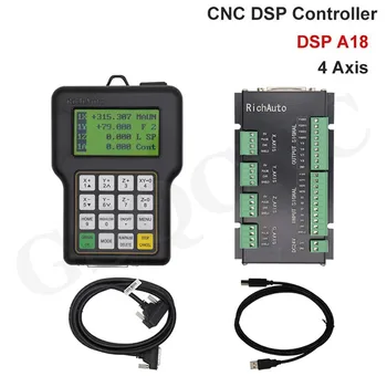 RichAuto DSP A18 4-Осевой контроллер с ЧПУ A18S A18E, USB-система управления движением, Руководство для маршрутизатора с ЧПУ