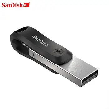 SanDisk Новый USB флэш-накопитель iXpand U Disk OTG Lightning Разъем USB3.0 Stick 256GB 128GB MFi Для iPhone iPad флеш-накопитель IX60N