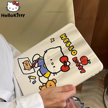 Sanrio Hello Kitty Милый Аниме Чехол для iPad Air 3 4 5 Чехол 2020 iPad 10,2 Чехол Funda iPad Pro 11 Чехол 2021 2022 Mini 6 10,5 дюймов
