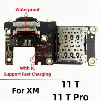 USB зарядное устройство док-станция Разъем платы Порт зарядки Гибкий кабель для xiaomi Mi 11T/Mi 11T Pro