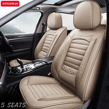 YOTONWAN Роскошный Кожаный Полный Комплект Чехлов Для автомобильных сидений Универсальный Для Audi Q5L Nissan Teana Sentra Qijun Qashqai J10 J11 350Z 307Z