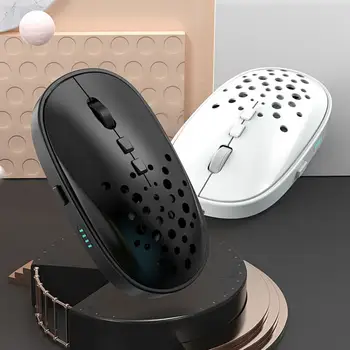 Беспроводная Игровая Мышь Оптическая Мышь Ультратонкая 2,4 G Bluetooth-совместимая Мышь с Регулируемым Звуком Mous DPI Для Компьютерных игр на ПК