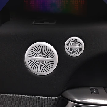 Внутренняя Отделка Автомобиля Аудио Крышка Динамика Наклейка Крышка Дверного Громкоговорителя Для Range Rover 2013-2020 2021 Крышка Твитера Отделка Рупора
