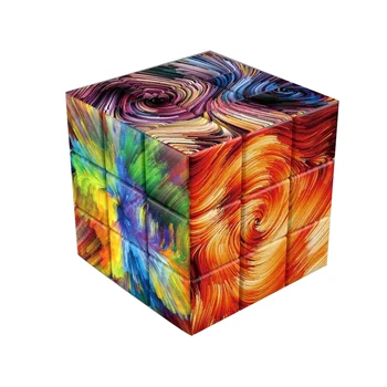 Высококачественный Новый Дизайн 3x3x3 Cubo Magico Коллекция Без Отверстия Изготовленный На Заказ Волшебный Куб Профессиональный Сбор Развивающих Игрушек-Головоломок