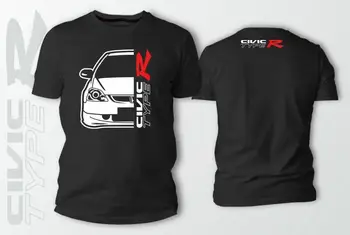 Двухсторонняя Черная футболка Hon Civic Type R Ep3, Новое поступление 2019, мужские модные забавные футболки, мужская короткая футболка с 3D принтом