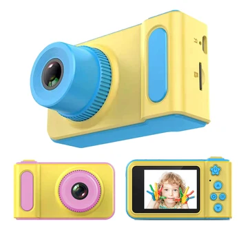 Детская камера 2 дюйма HD, камера для малышей, Мини-развивающие игрушки для детей, подарок на день рождения, Видео и фотографии на открытом воздухе, Цифровая камера