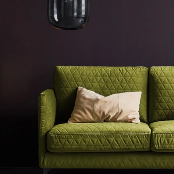 Диван Тахиди для гостиной Светлый Роскошный Бархатный диван Комбинированный Диван в ретро-американском стиле