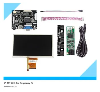 Дисплей Сенсорный TFT Монитор AT070TN90 В комплекте ЖКдисплей HDMI VGA вход Плата драйвера контроллер для Raspberry Pi Бесплатная доставка
