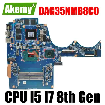 Для HP Pavilion 15-BC 15-AX материнская плата ноутбука DAG35NMB8C0 L22039-601/L22038-601 с процессором Intel I5/I7 GTX1050 N17P-G0-A1