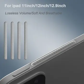 Для iPad Pro 2021 129 11 12-дюймовые универсальные динамики, наклейка для наушников, защитная пленка, Пылезащитная сетка, защита от пыли