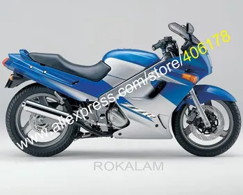 Для Kawasaki Ninja ZZR250 ZZR 250 90 91 92 93 94 95 96 97 98 99 00 01 02 03 04 05 06 07 Синие мотоциклетные обтекатели