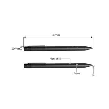 Для Microsoft Surface 3 Pro3/4/5/6/ Емкостная ручка для книг/ноутбуков с 1024 уровнями нажатия с наконечником + наконечник -Серебристый