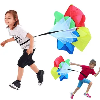 Зонтичные Дрели для сопротивления Сопротивлению Игрушка Тренировка физической скорости Парашют Фитнес Бег Тренажеры Спорт на открытом воздухе Для детей
