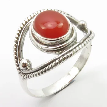 Кольцо с полудрагоценным камнем Размером 11,75 для женщин ручной работы 