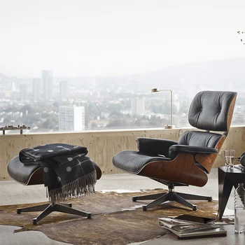Лежачий стул, кожаное кресло, итальянский дизайнер, диван для одного человека, кресло для отдыха, современное и простое ленивое кресло