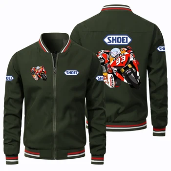 Лидер продаж, Мотоциклетная куртка SHOEI для мотогонок Marquez 93, Мужской Блейзер, Мужская Повседневная куртка Больших размеров