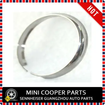 Модный смарт-брелок Mini Cooper, кольцо для ключей, накладка на обод, Объемный сменный пистолет, серое кольцо для ключей от автомобиля из нержавеющей стали