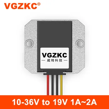 Модуль регулятора напряжения питания постоянного тока VGZKC от 10-36 В до 19 В 1A 2A модуль регулятора напряжения питания постоянного тока от 12 В до 24 В до 19 В понижающий преобразователь постоянного тока