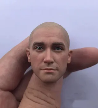 Мужская скульптура головы, Нью-Йорк, Европейская и американская Голова, Резьба по голове, Модель Лысого актера, фигурка в масштабе 1/6, тело