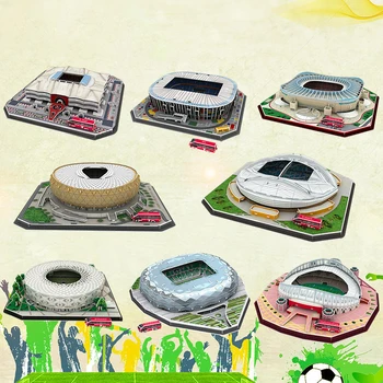 Негабаритная 3D модель футбольного поля TToy, собранная своими руками, футбольный клуб, стадион, сувенир, подарок для детских фанатов