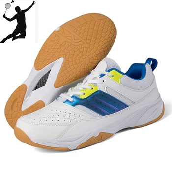 Новые мужские кроссовки, профессиональная обувь для бадминтона, Дышащие теннисные туфли, Обувь для тренировок по бадминтону для больших мальчиков, обувь для настольного тенниса Для мужчин