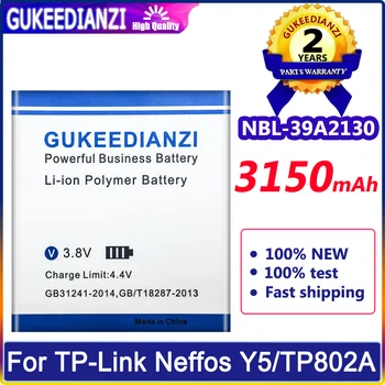 Новый Аккумулятор Bateria 3150mAh Batterie NBL-39A2130 Для TP-Link Neffos Y5/TP802A, Сменный Аккумулятор Большой Емкости 