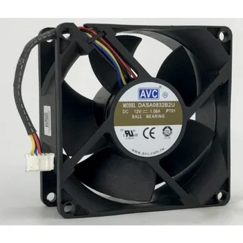 Новый Вентилятор процессорного кулера для AVC DASA0832B2U 12V 1.0A 4-проводной PWM Вентилятор охлаждения с большим объемом воздуха 8032 80*80* 32 мм
