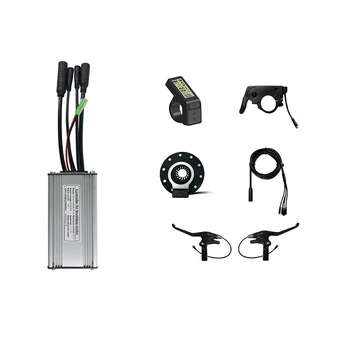 Новый набор контроллеров синусоидальной волны, Электрический велосипед, Комплект для электрического скутера, дисплей LCD4, контроллер синусоидальной волны 36/48V 15A