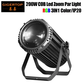 Оптовая цена 200 Вт RGB 3 в 1 COB LED Par с увеличением от 15 до 50 градусов сценический свет DMX 512 Управление Высокое качество Большой мощный