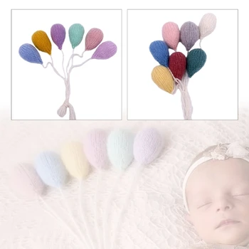 Реквизит для фотосессии новорожденных, многоцветный реквизит для фотостудии с воздушным шаром, подарок для душа для младенцев